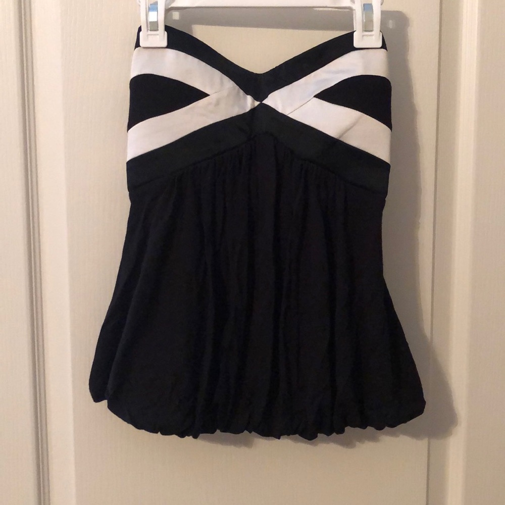 Strapless top by Bebe. Sz S